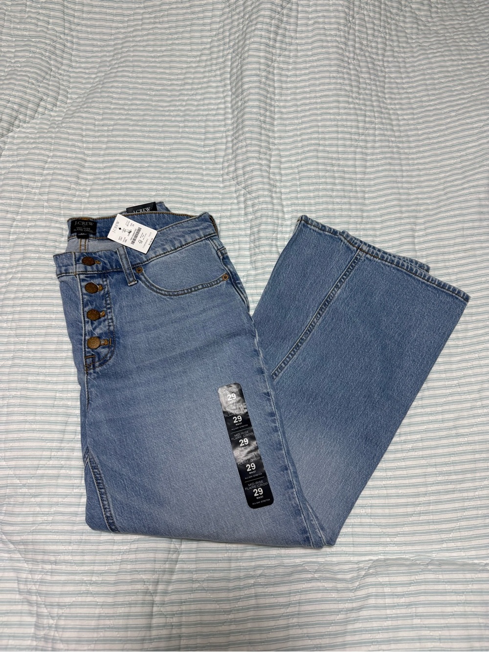 J. Crew Factory Mid-Rise Flate Crop size 29